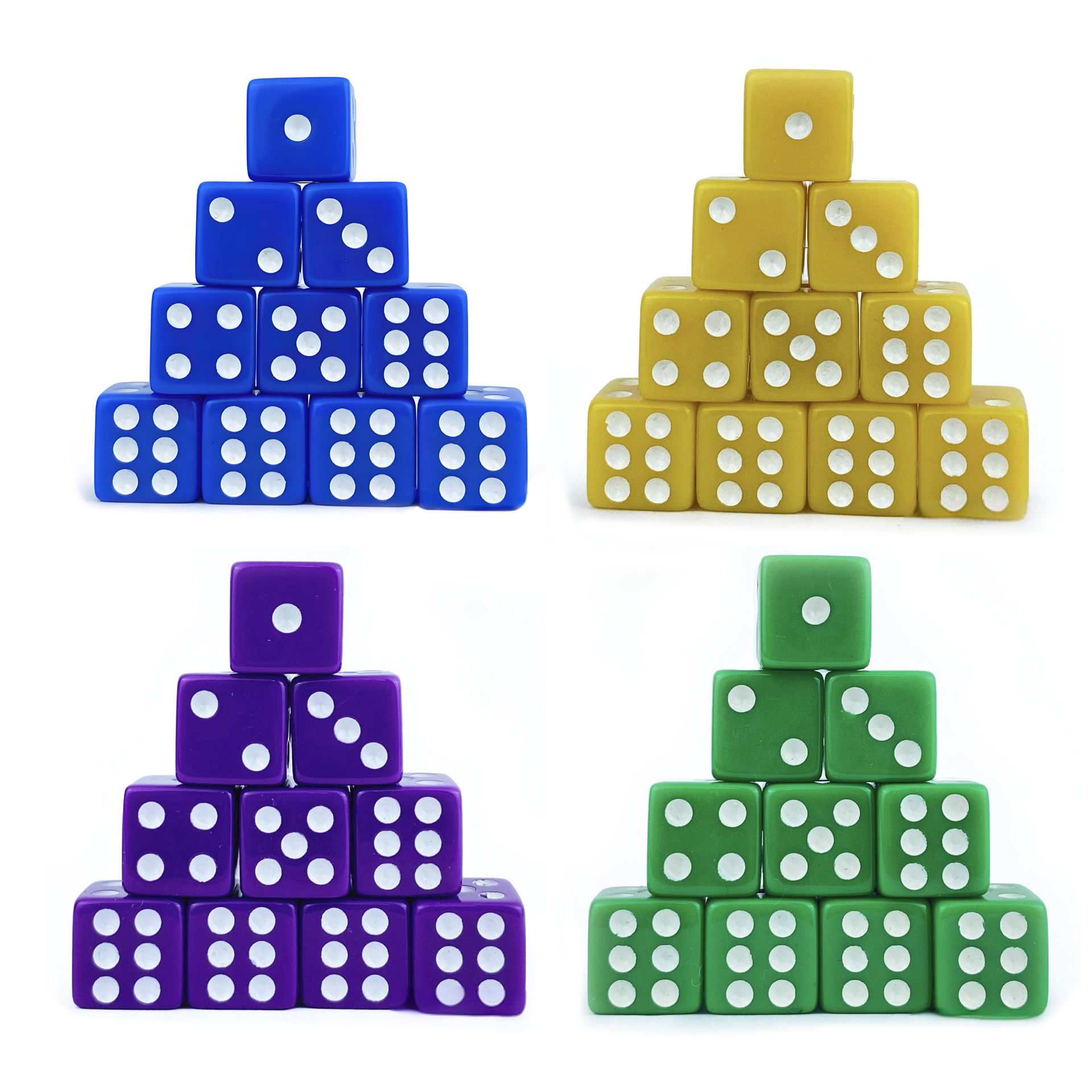 Polyhedral Acrylic D6 12mm Square Corner rpg black game bulk dice for Board Game RPG DND Yahtzee or Math Learning