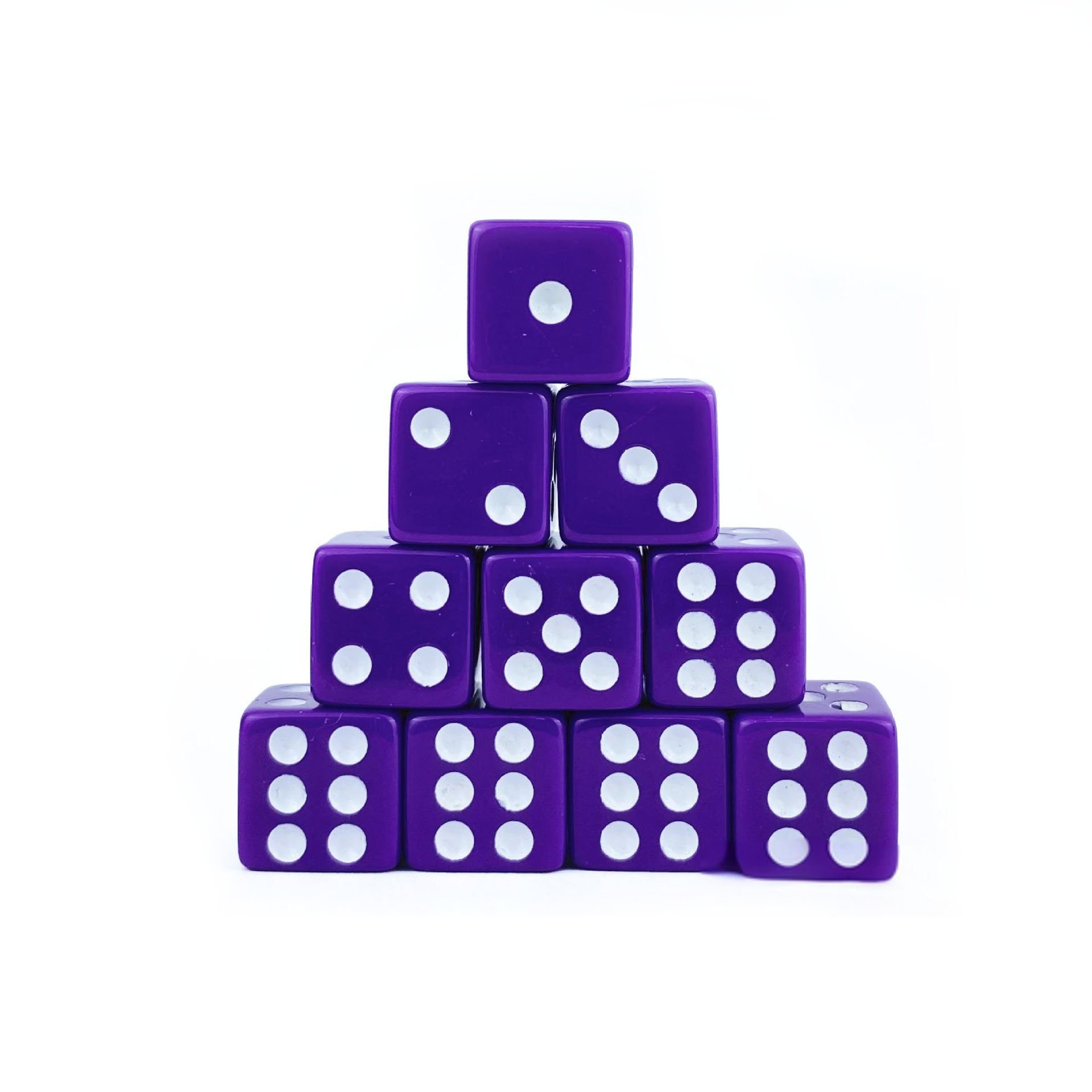 Polyhedral Acrylic D6 12mm Square Corner rpg black game bulk dice for Board Game RPG DND Yahtzee or Math Learning