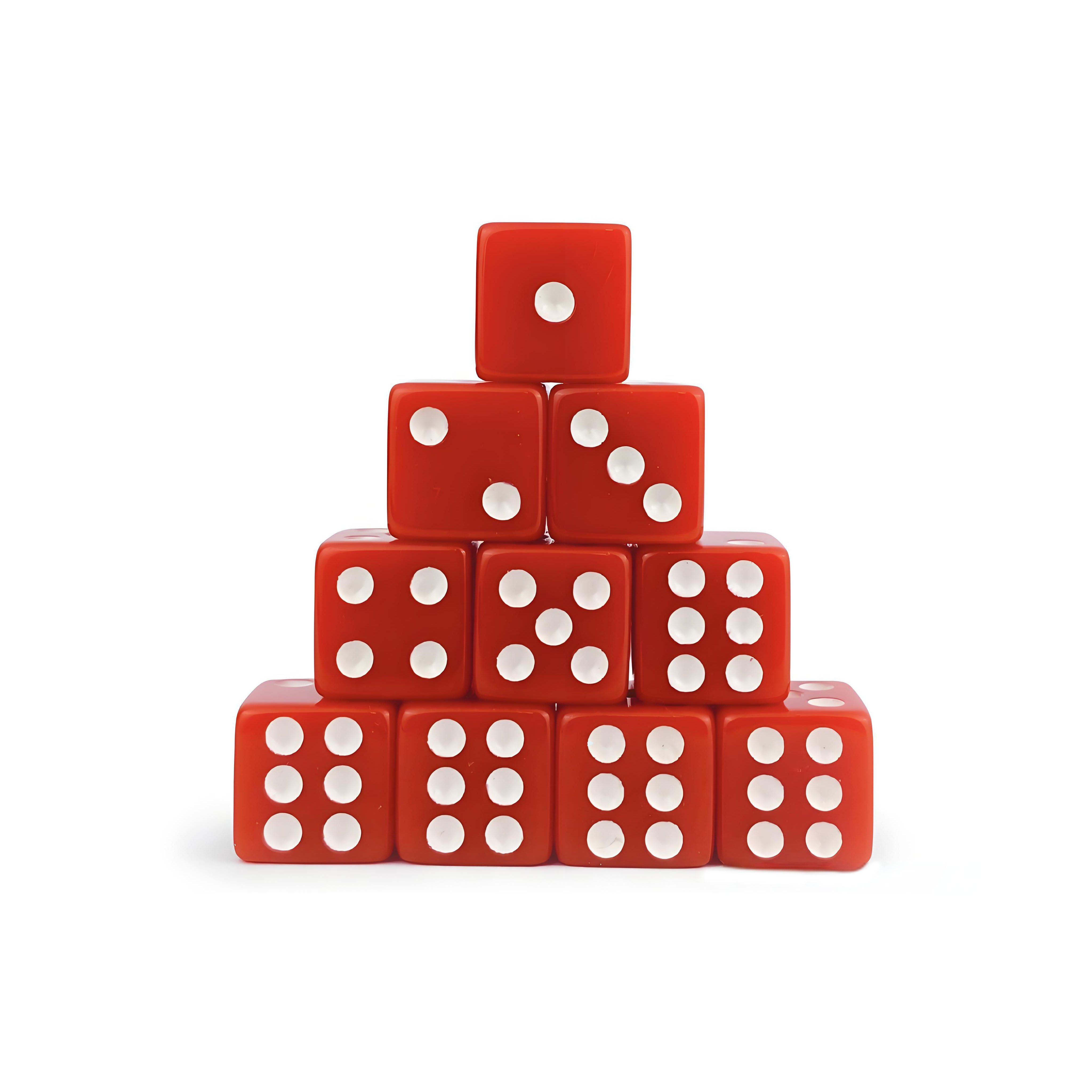 Stocked Colors plastic Cubes Role Playing Game Acrylic 6 Sided 12mm rpg black bulk game dice