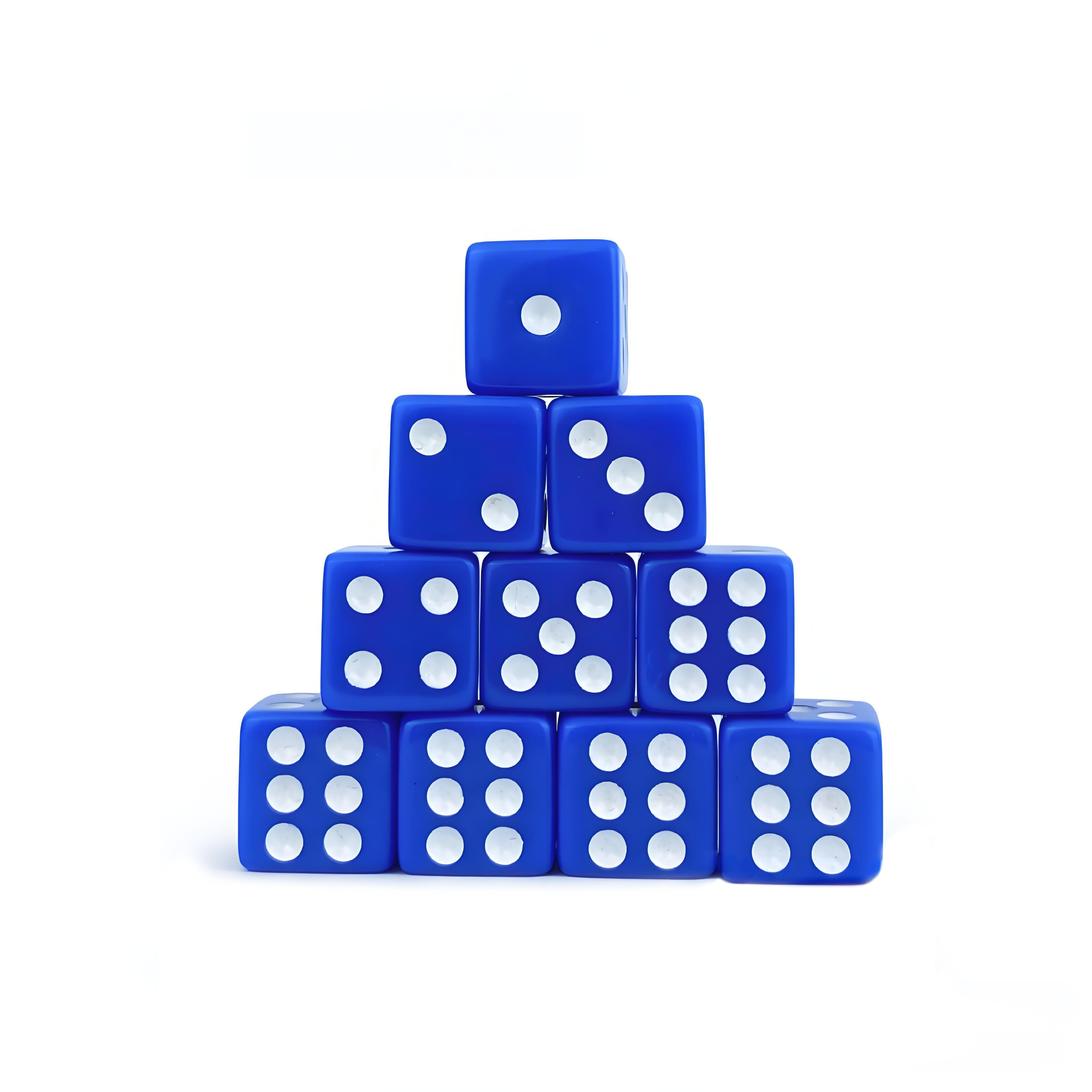 Stocked Colors plastic Cubes Role Playing Game Acrylic 6 Sided 12mm rpg black bulk game dice