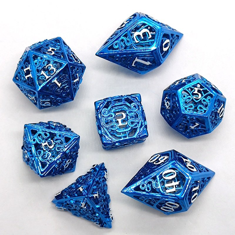 Super September DND dice with Gift Box and dice Bag More Unique Dragon Pattern for DND Games RPG Explorers Barbarian World