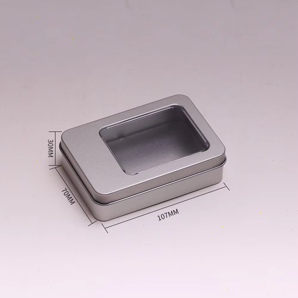 DND Dice Box Custom Logo Rectangle Tinplate Dice Box Metal D&D RPG Dice Box Packaging