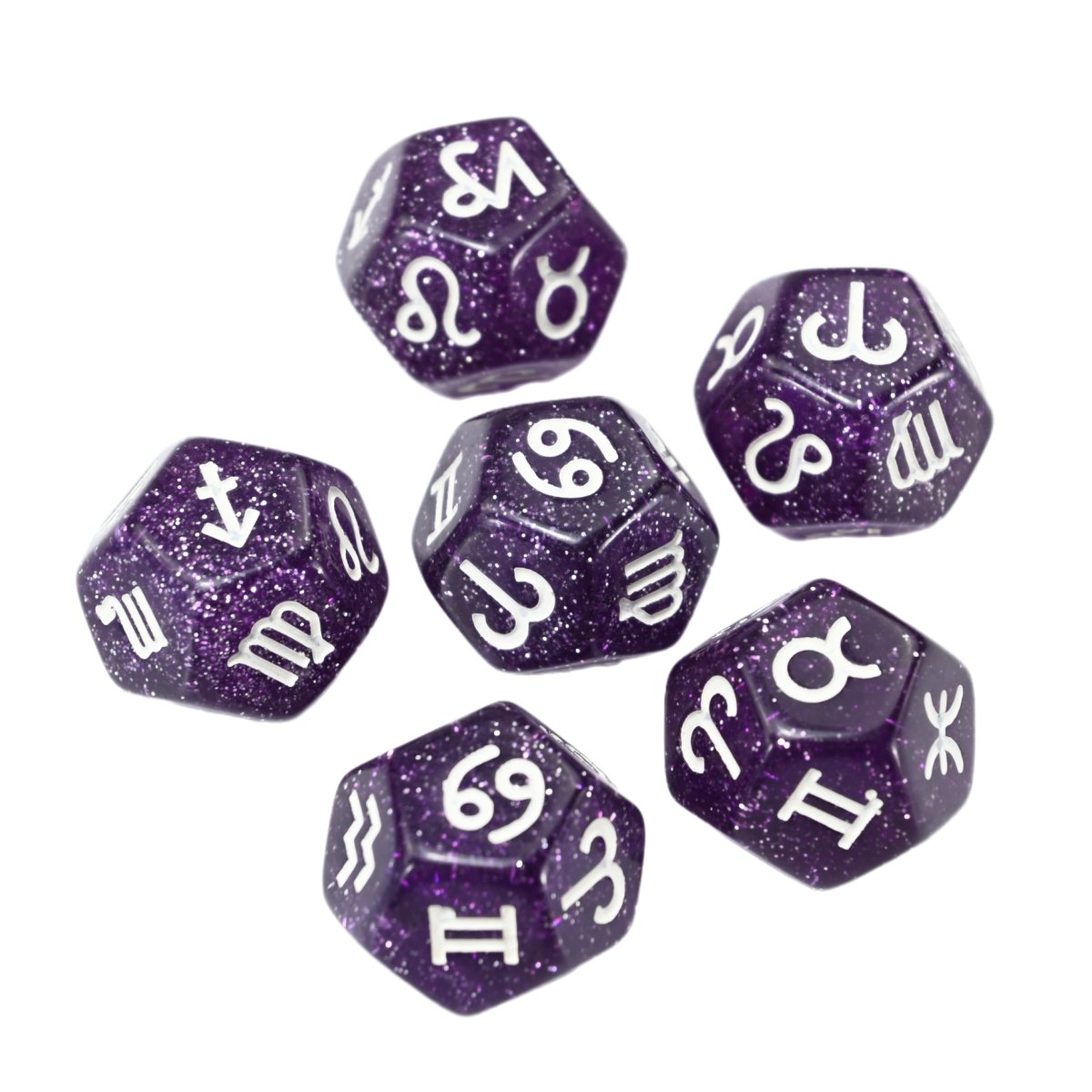 7-Pcs Bulk Wholesale Set of Transparent Soft Edge Red and Blue D&D Dice Custom Resin Soft Edge Design