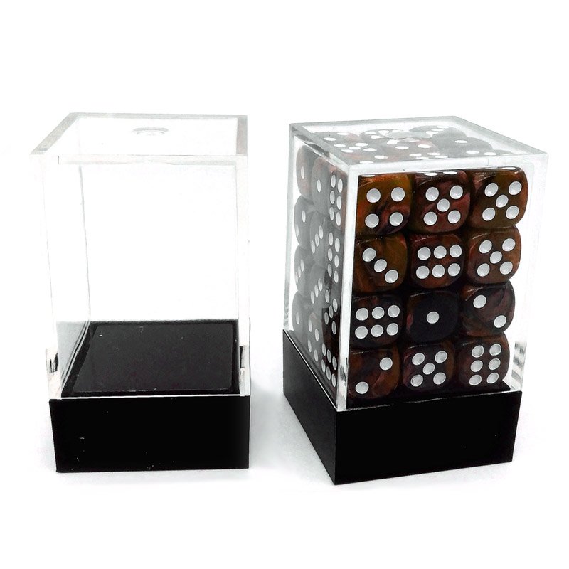 Wholesale Custom Rectangle Clear Acrylic 7Pcs Dice Boxes Dice Display Case For Storage