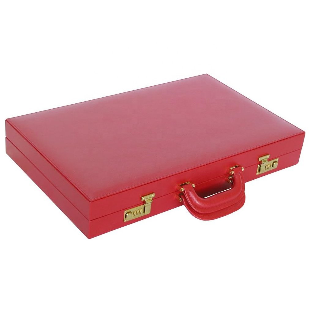 China factory manufacturing 23" custom luxury board game large backgammon set for Christmas gifts