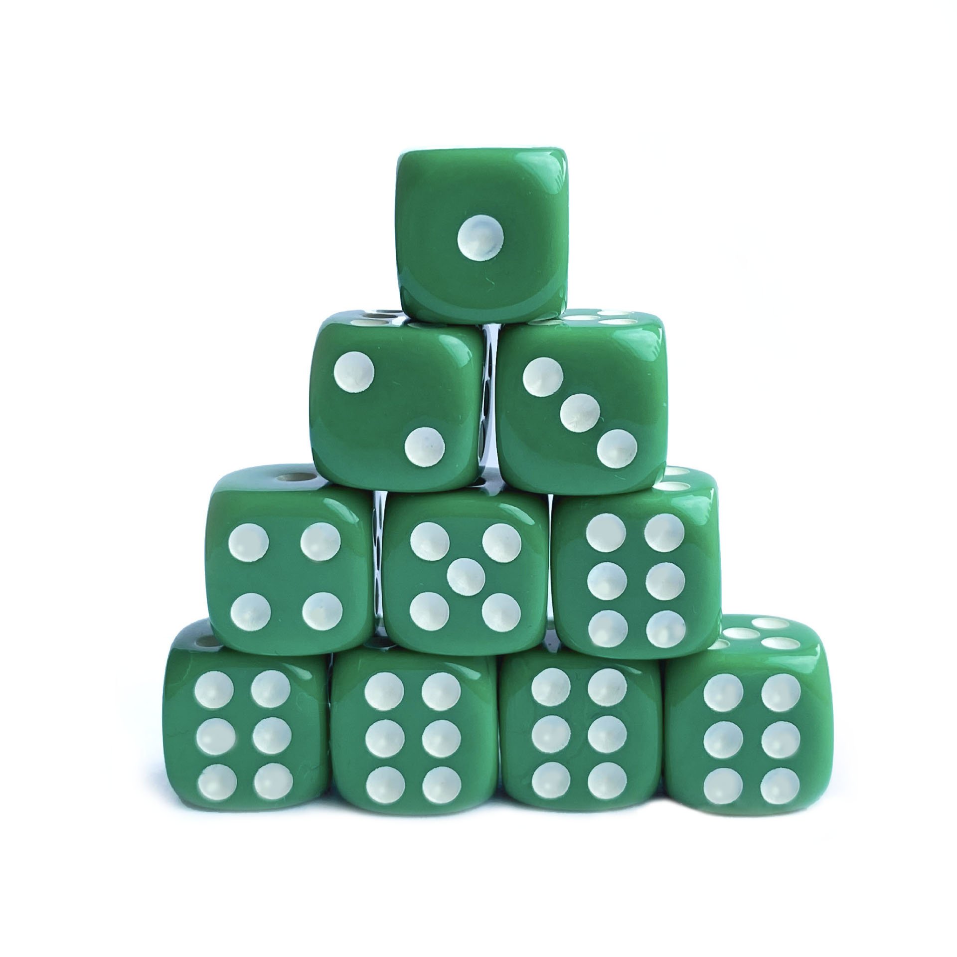 Durable Square corners Factory plastic D6 rpg game bulk dice for Math Learning