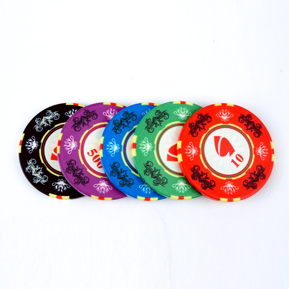Ceramic Poker Chips Set 39mm 10g custom Euro Value From Poker Chips Wholesale Casino Poker game tokens