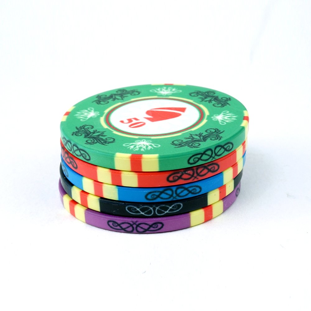 Ceramic Poker Chips Set 39mm 10g custom Euro Value From Poker Chips Wholesale Casino Poker game tokens