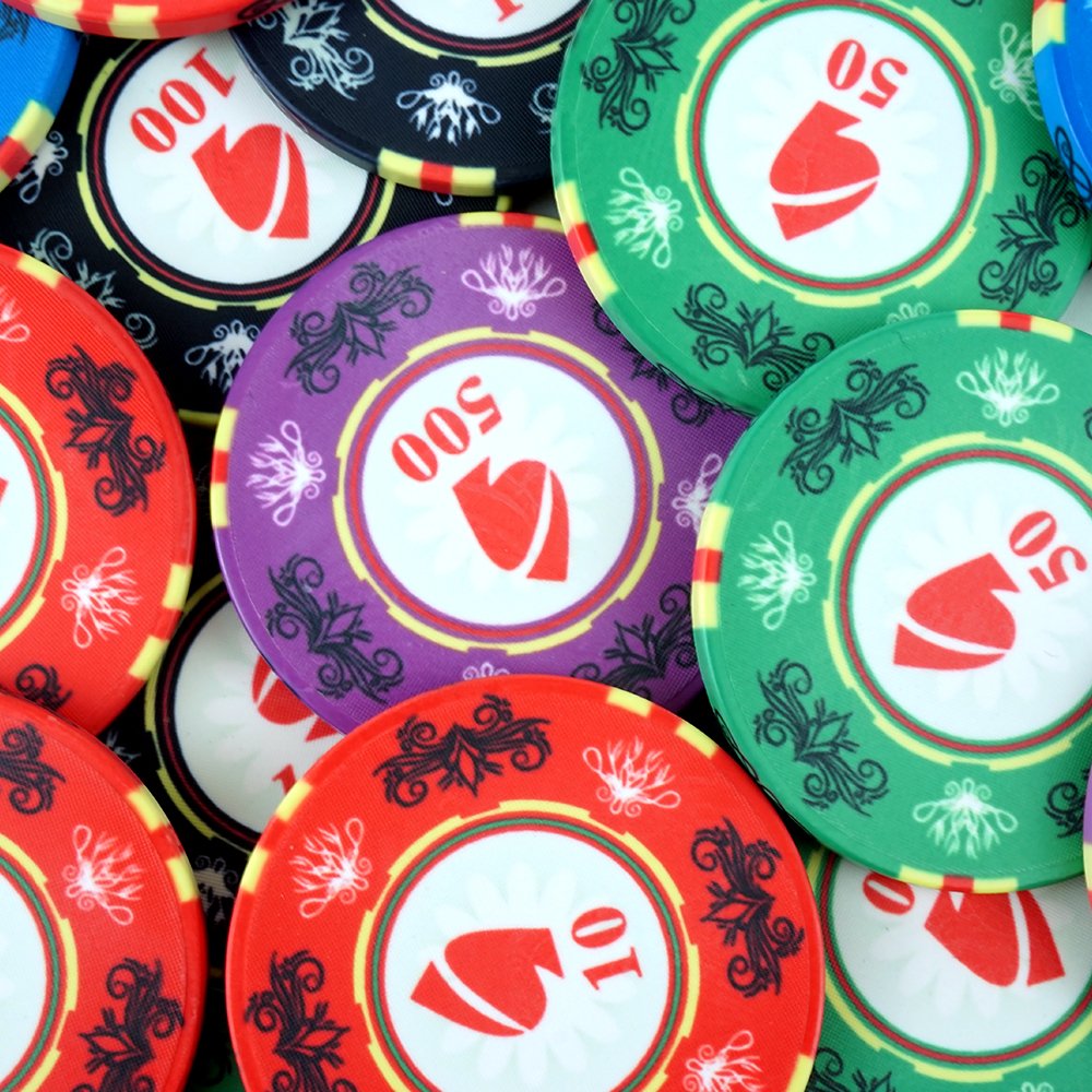 Ceramic Poker Chips Set 39mm 10g custom Euro Value From Poker Chips Wholesale Casino Poker game tokens