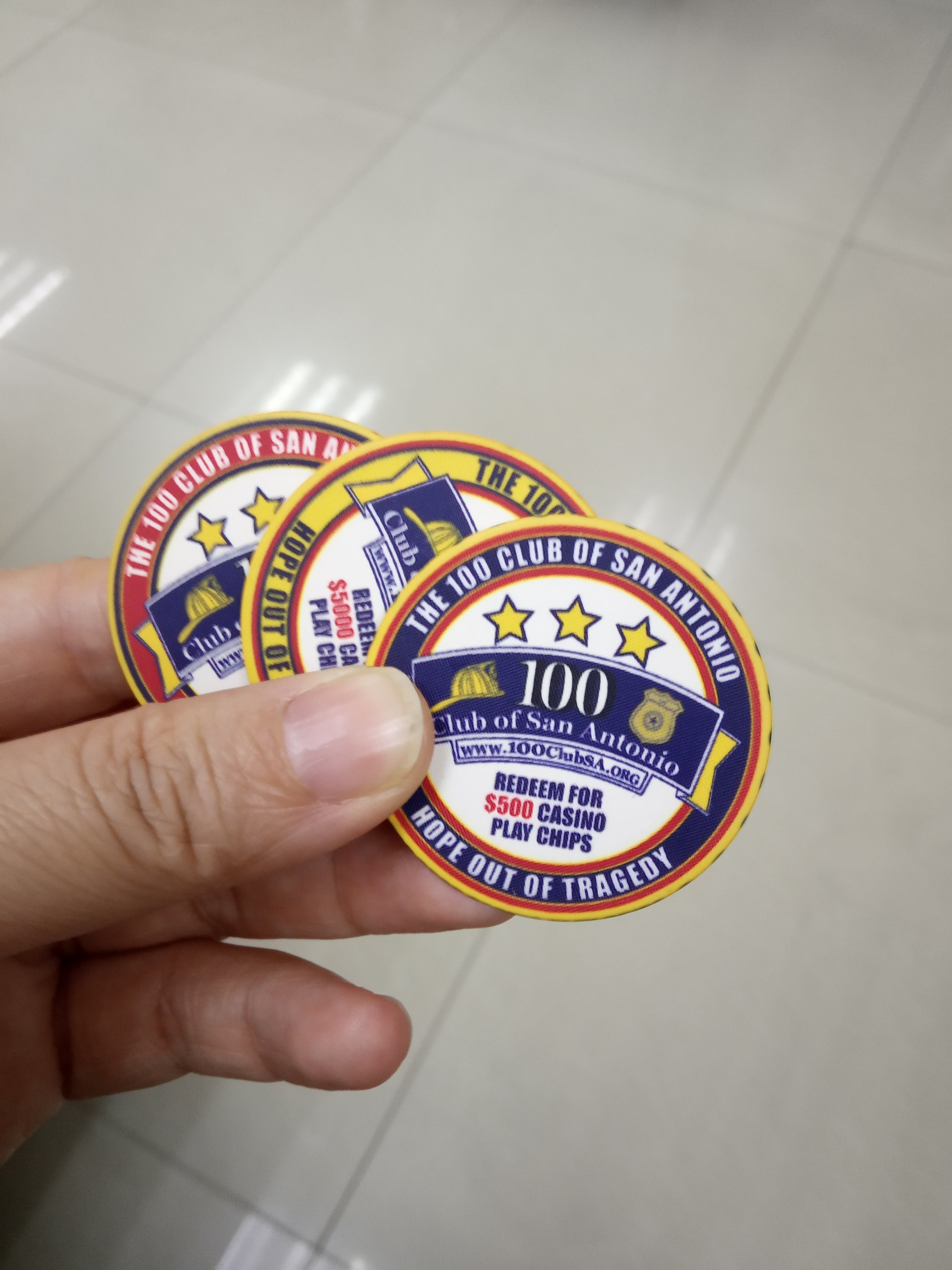 Custom poker chips ceramic