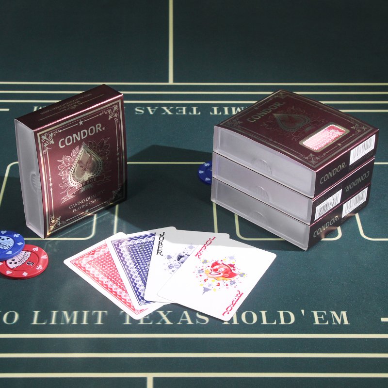 Minimum Order Quantity Custom Logo Professional Production Durable Recyclable Waterproof Poker Cards Plastic Playing Card