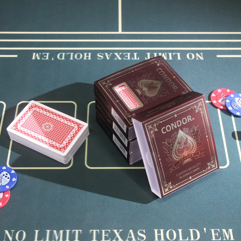 Minimum Order Quantity Custom Logo Professional Production Durable Recyclable Waterproof Poker Cards Plastic Playing Card