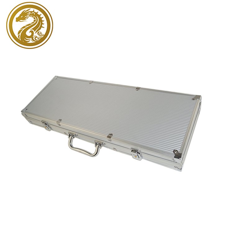 Customized Online For Sale Professional gambling game playing cards casino Cheap Clay aluminum case 500 pcs Poker Chip Set