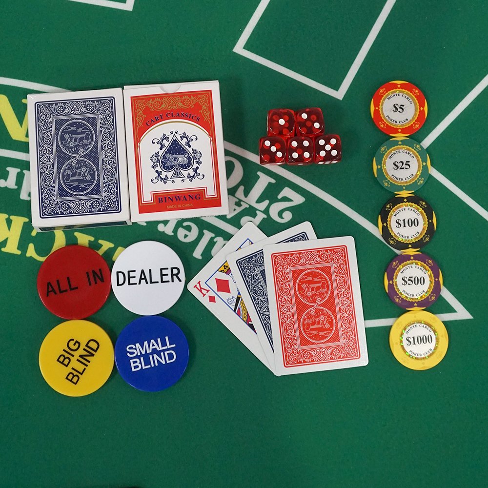 Professional Custom Poker Chip Set 14G Clay Chips and Dealer Button Playing Cards Silver Aluminum Case Casino Accessory Chip Set