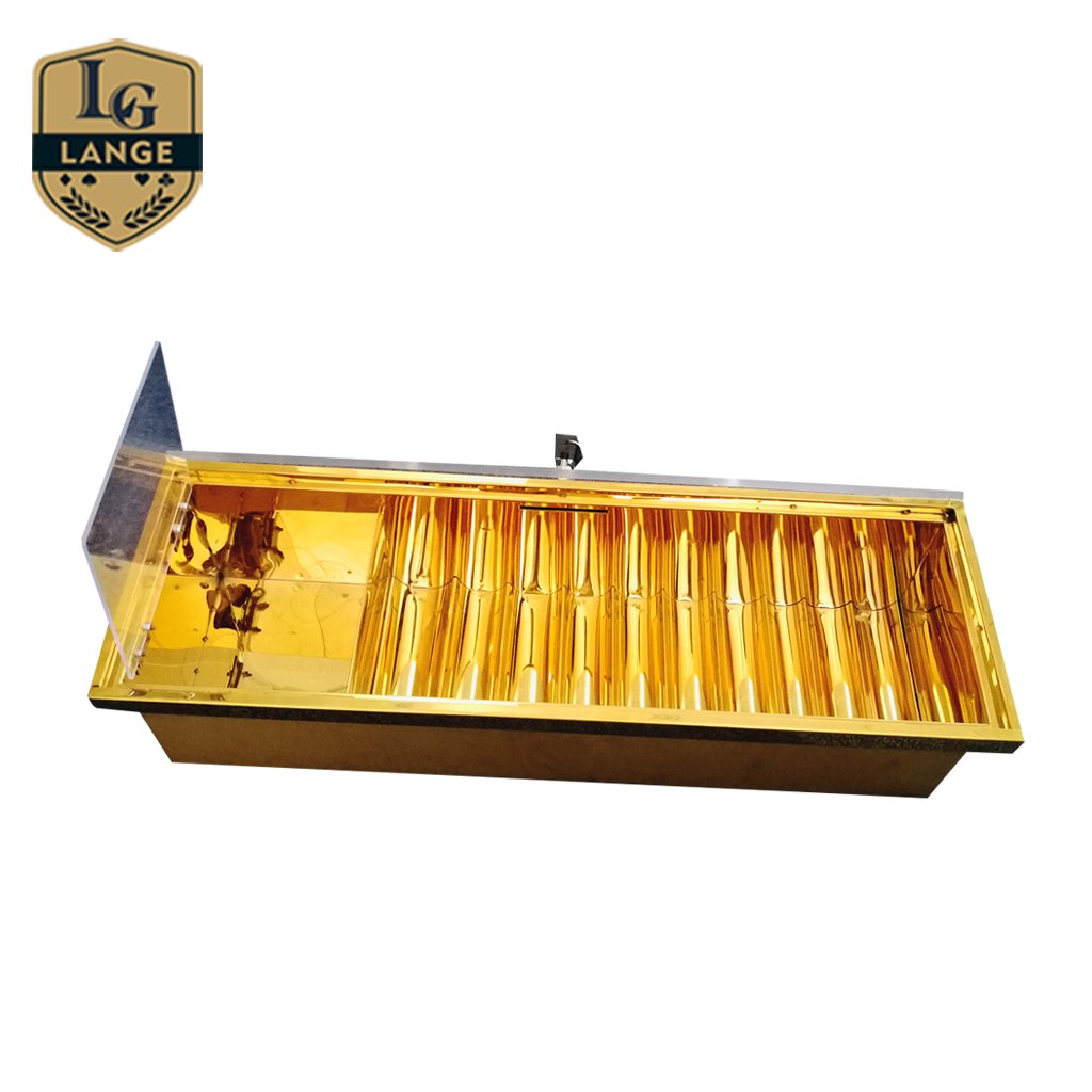 9/10/12/14/15 Rows Casino Custom Poker Chips Tray With Two Locks