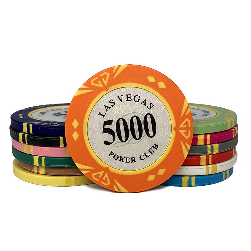 Printable Poker Chips Casino quality clay poker chip with customised colour and logo in lay 14 gm casino chip