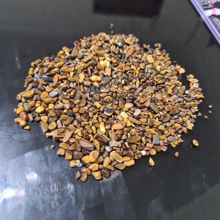 Natural Tiger Eye Gemstone Chips wholesale Tiger Eye Chips For Healing And Decoration Wholesale Crystal Gemstone Chips