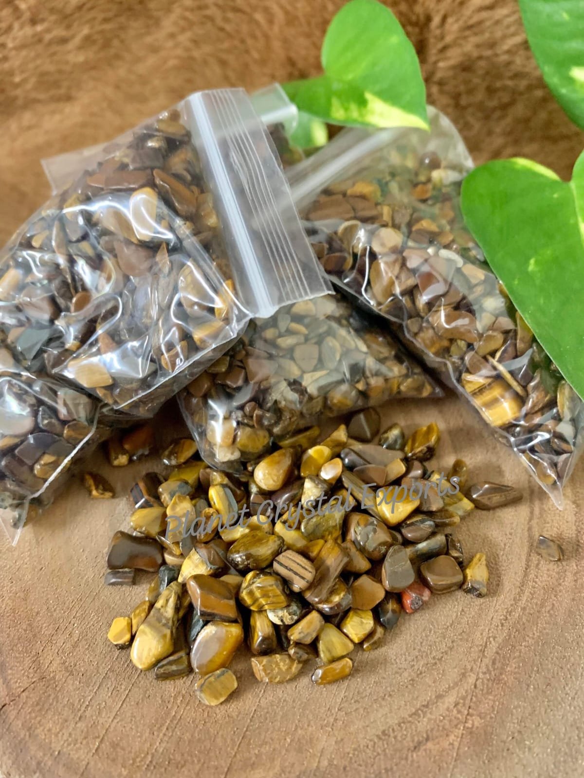 Natural Tiger Eye Gemstone Chips wholesale Tiger Eye Chips For Healing And Decoration Wholesale Crystal Gemstone Chips