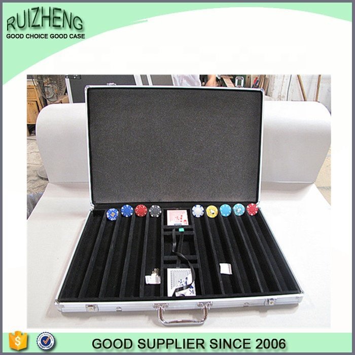 popular Pro sleek aluminum poker chip case
