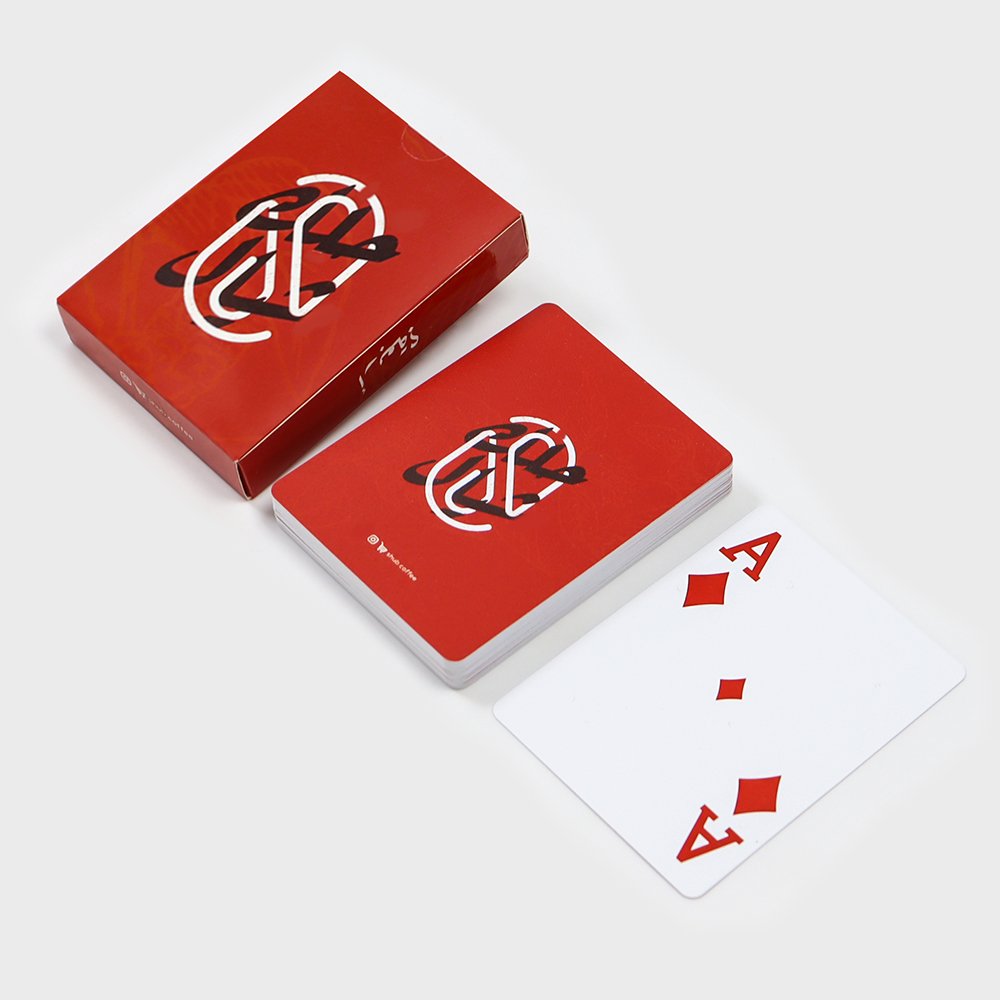 Factory Custom Print Personalise Logo Paper Pvc Plastic Party Game Cards poker Playing Cards