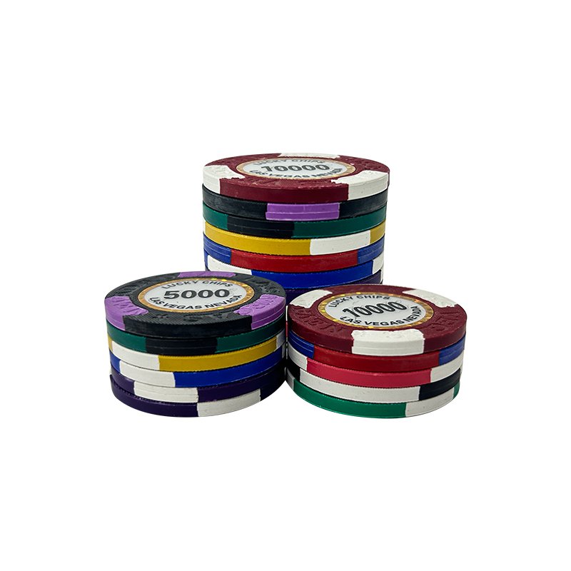 Clay Poker Chips 40mm Casino Chip Token Gambling for Card Board Game 14g Table Game Token Coins