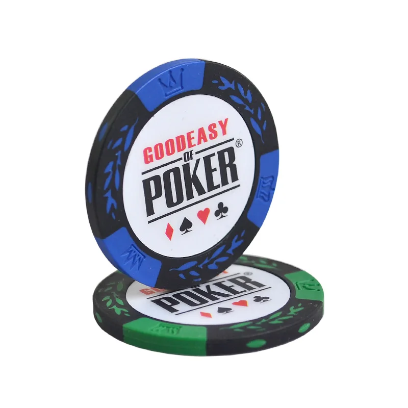 Wholesale Cheap Ready to ship Colors Clay ABS Blank Unique 40mm Logo Golf Accessories Plastic Poker Chip