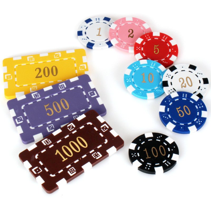 Wholesale Cheap Ready to ship Colors Clay ABS Blank Unique 40mm Logo Golf Accessories Plastic Poker Chip
