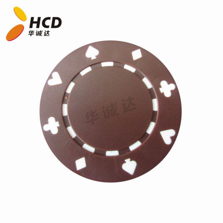 Two-tone Hot Stamping Poker Chips,Custom souvenir poker chips,Custom poker chips