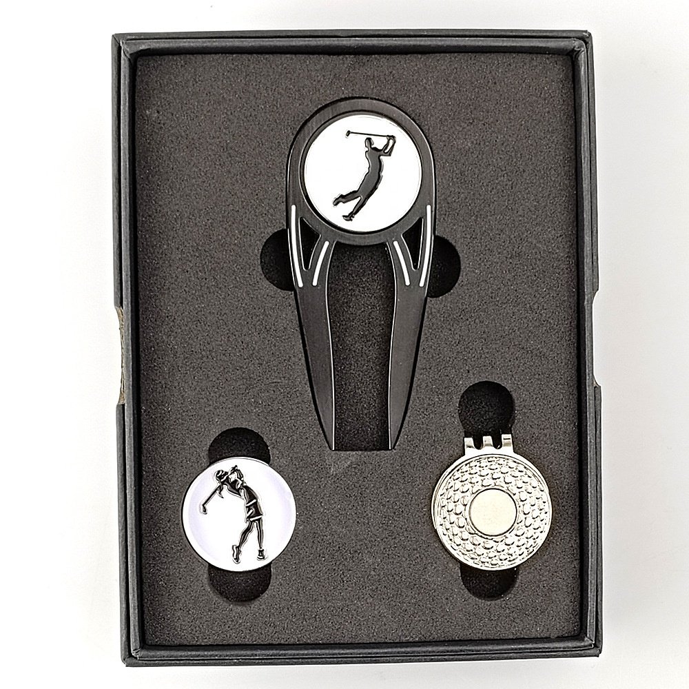 Golf Divot Tool Hat Clip With Magnet Ball Marker Golf Ball Marker Custom Logo Blank Magnetic Golf Ball Marker