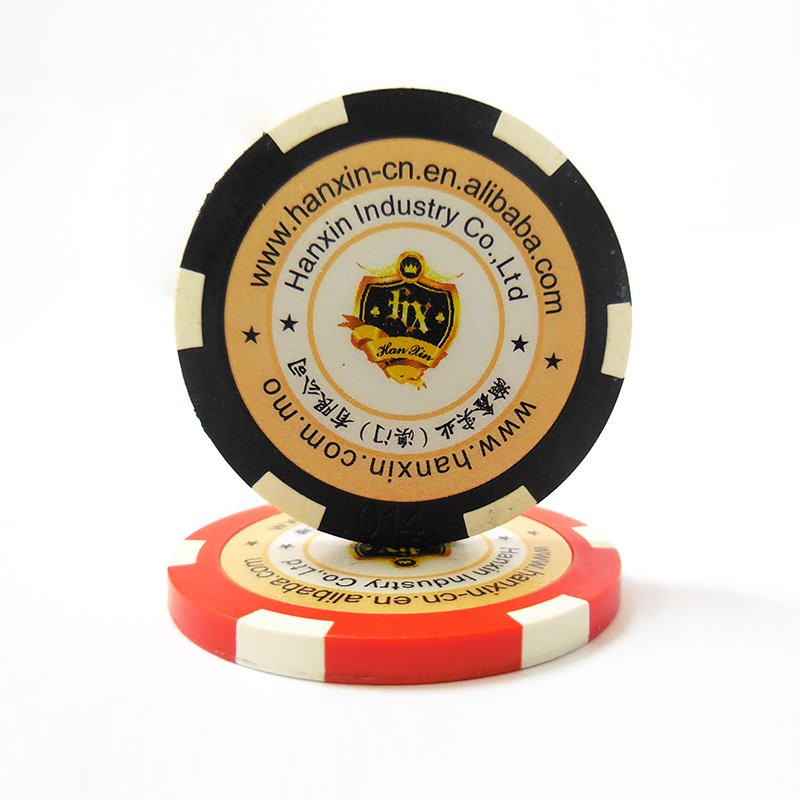 Custom Printed Logo Poker Chips Wholesale Security Casino chip