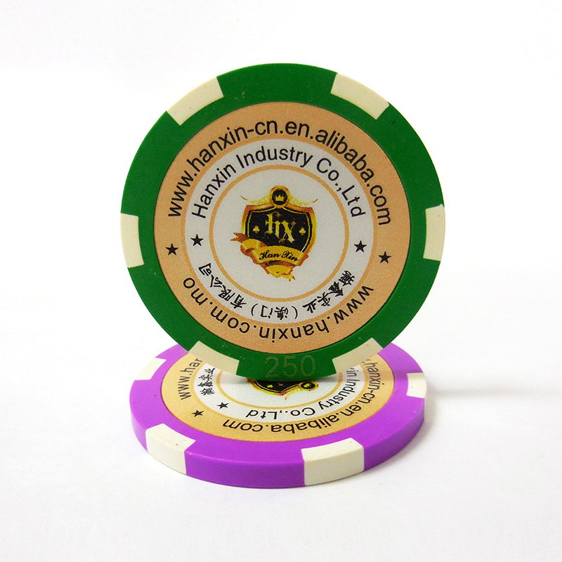 Custom Printed Logo Poker Chips Wholesale Security Casino chip