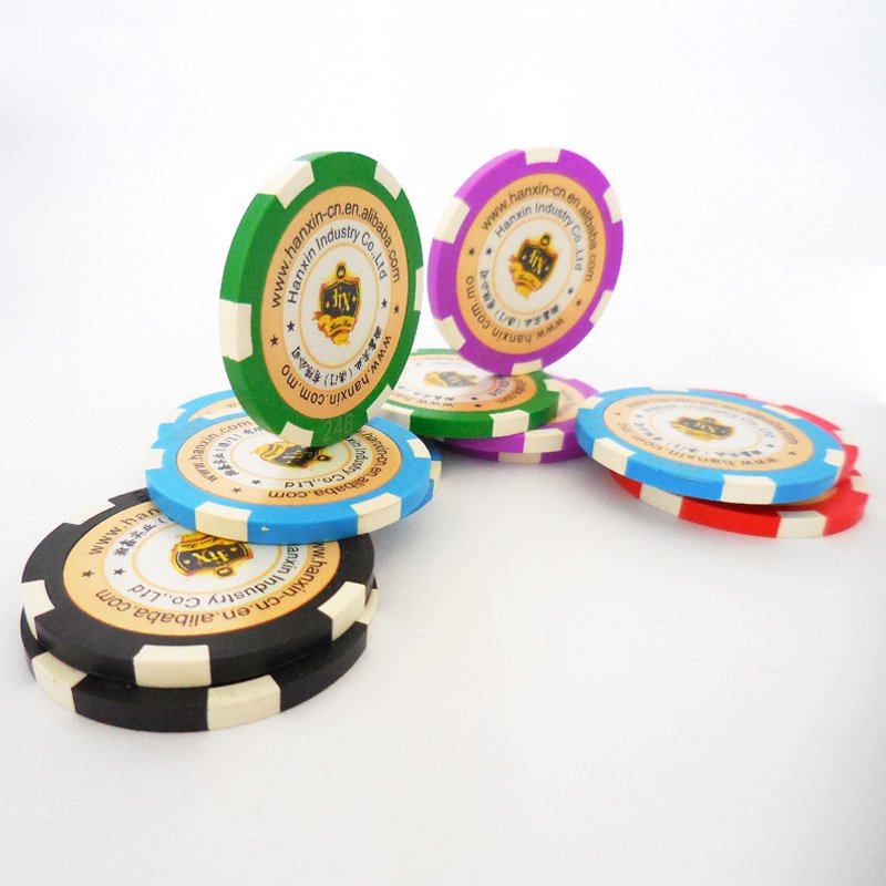 Custom Printed Logo Poker Chips Wholesale Security Casino chip