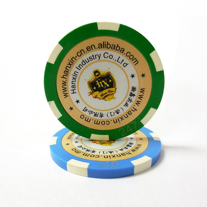 Custom Printed Logo Poker Chips Wholesale Security Casino chip