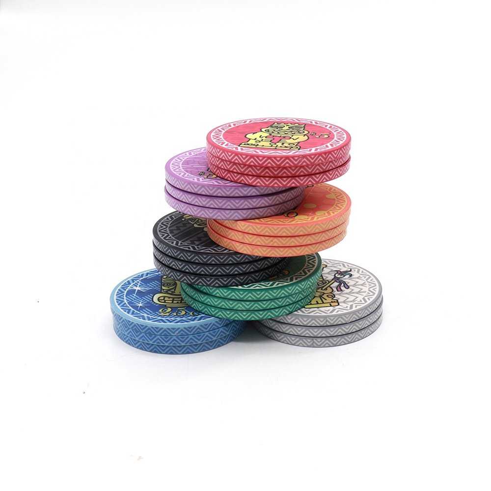 Wholesale custom ceramic poker chips tiki king chip 12g 43mm casino high grade multi size are available from manufacutres