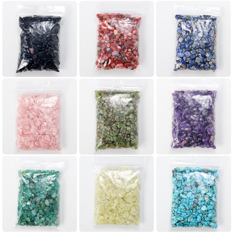 2024 New Technology crystal poker chips crystal chip package wholesale natural crystal gravel stone healing With best quality
