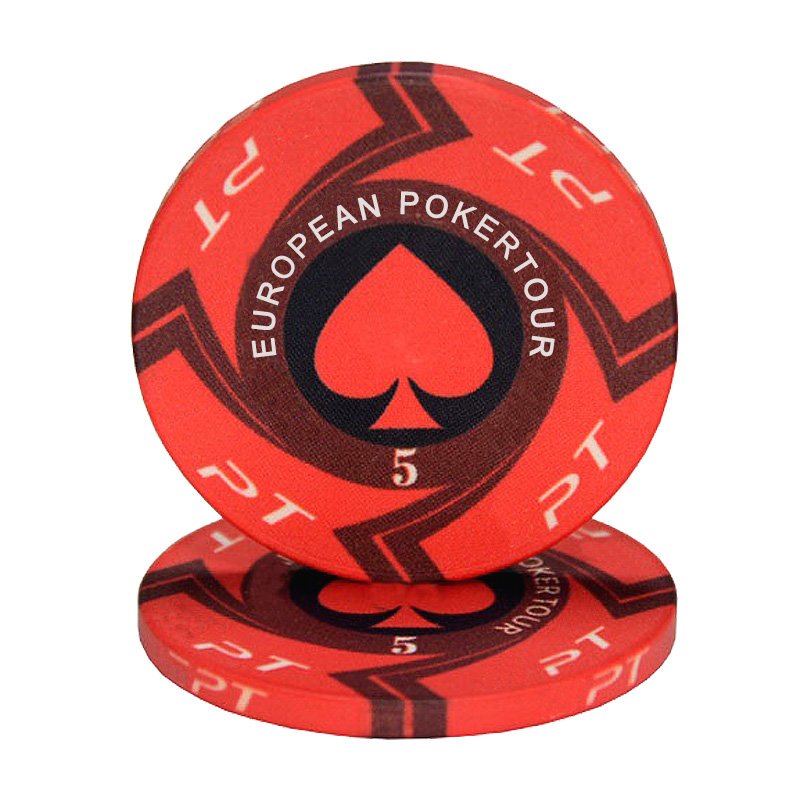 Customized cheap poker EPT chips factory for sale 10g high quality ceramic Texas hold'em chips