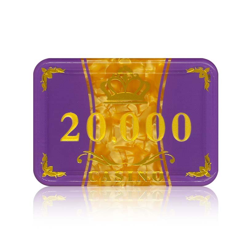 High Quality Acrylic/Crystal Plus Color Casino Chips Gold Mixed Color Poker Chip Set custom poker chips