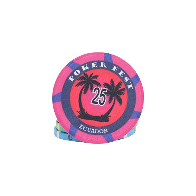 Any Design Can Coconut-tre Poker Chips With Custom Print Poker Chip Keramik Design Of Chips Poker Ceramic For Casino Playing