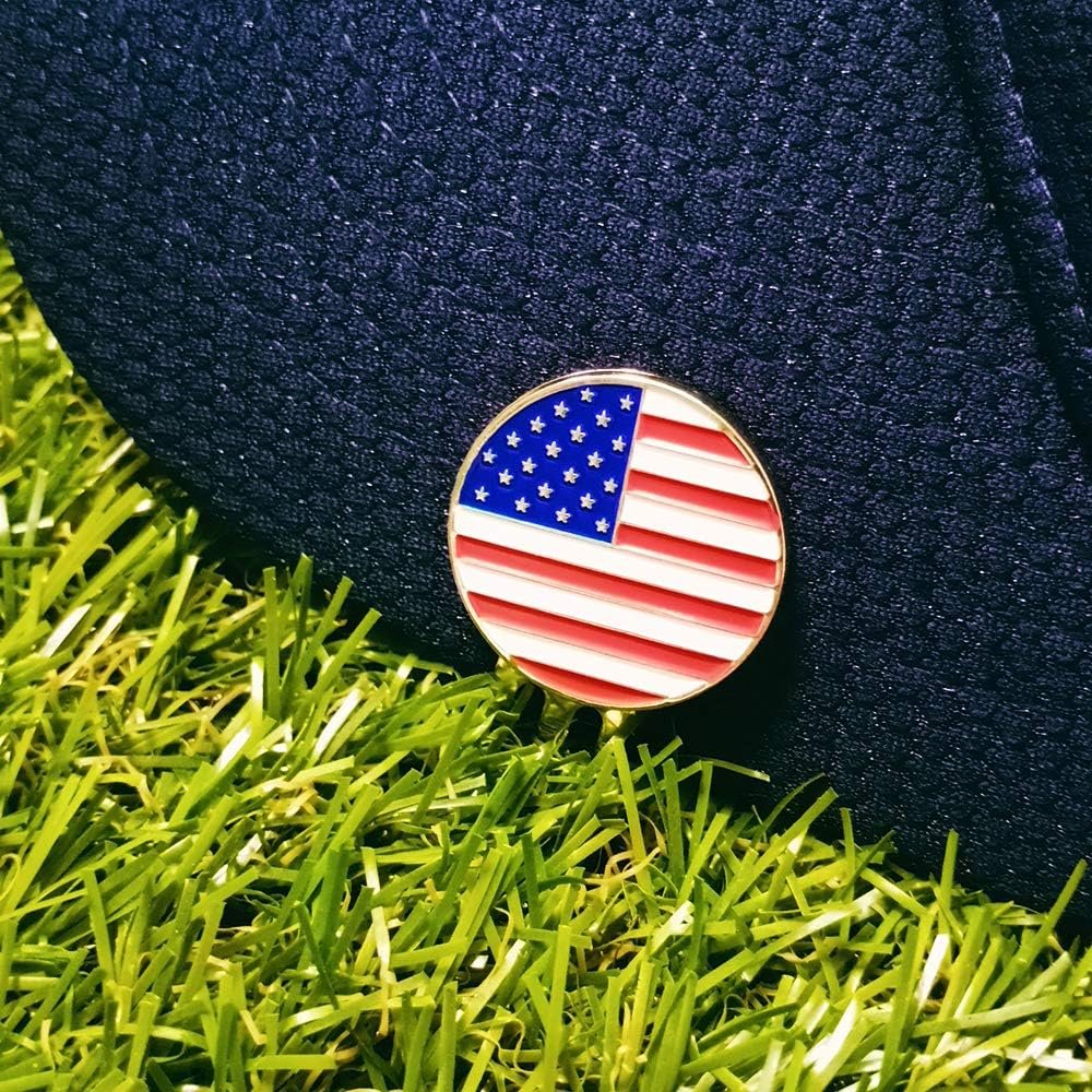 Wholesale Golf Poker Chips Ball Marker Enamel Golf Ball Marker for Golf Accessories