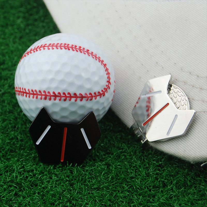 Wholesale Golf Poker Chips Ball Marker Enamel Golf Ball Marker for Golf Accessories