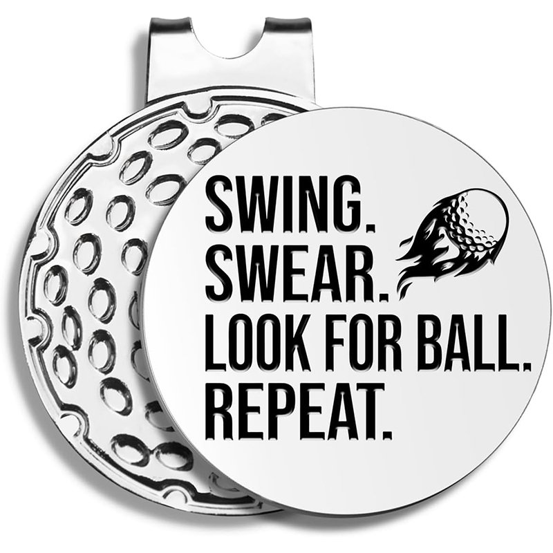 Wholesale Golf Poker Chips Ball Marker Enamel Golf Ball Marker for Golf Accessories