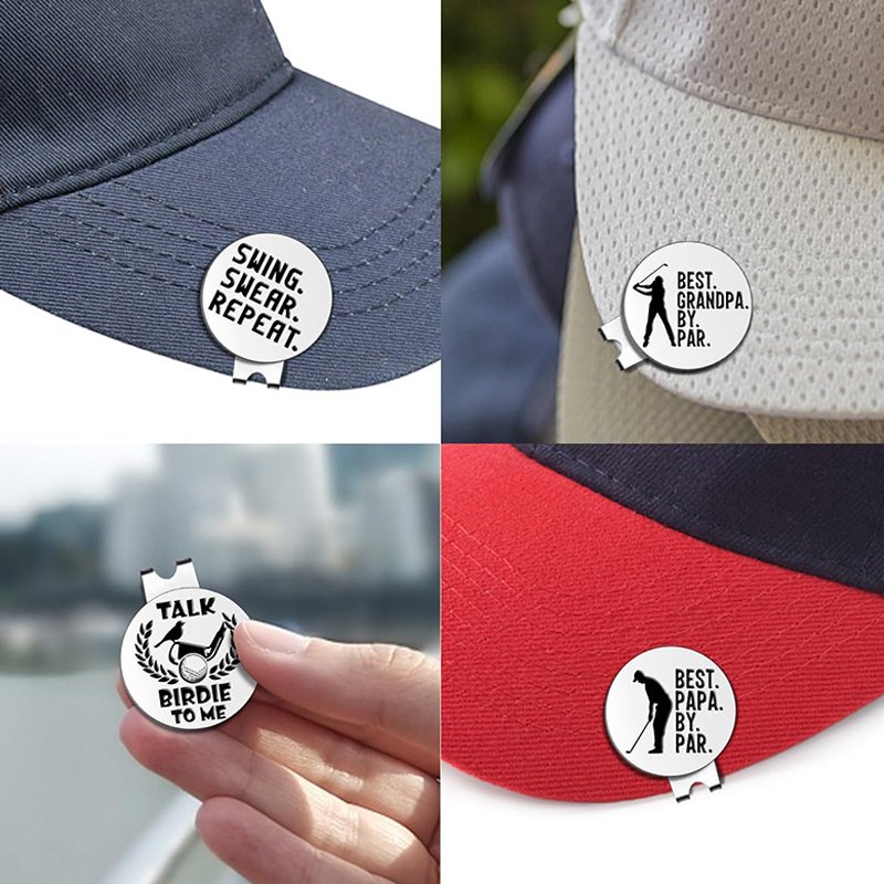 Wholesale Golf Poker Chips Ball Marker Enamel Golf Ball Marker for Golf Accessories