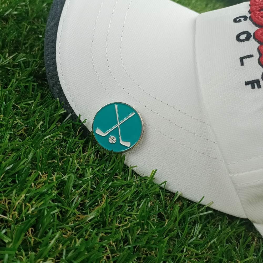 Magnetic Golf Ball Marker Set with Various Designs for Easy Identification