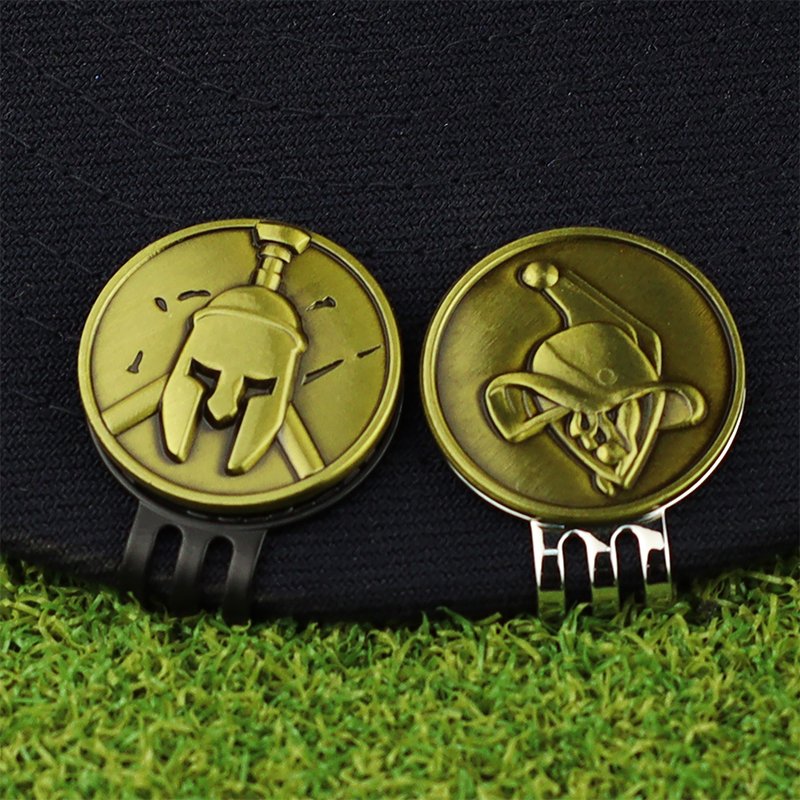 Magnetic Golf Ball Marker Set with Various Designs for Easy Identification
