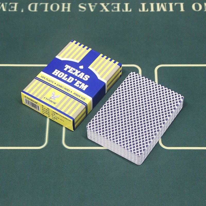 Poker Cards Texas Large Print Poker Plastic Playing Cards Pvc Playing Cards Waterproof Table Games Wholesale Clubs