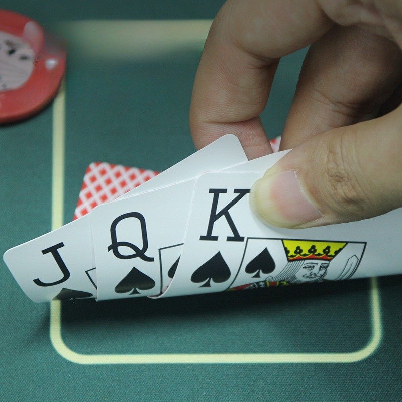 Poker Cards Texas Large Print Poker Plastic Playing Cards Pvc Playing Cards Waterproof Table Games Wholesale Clubs