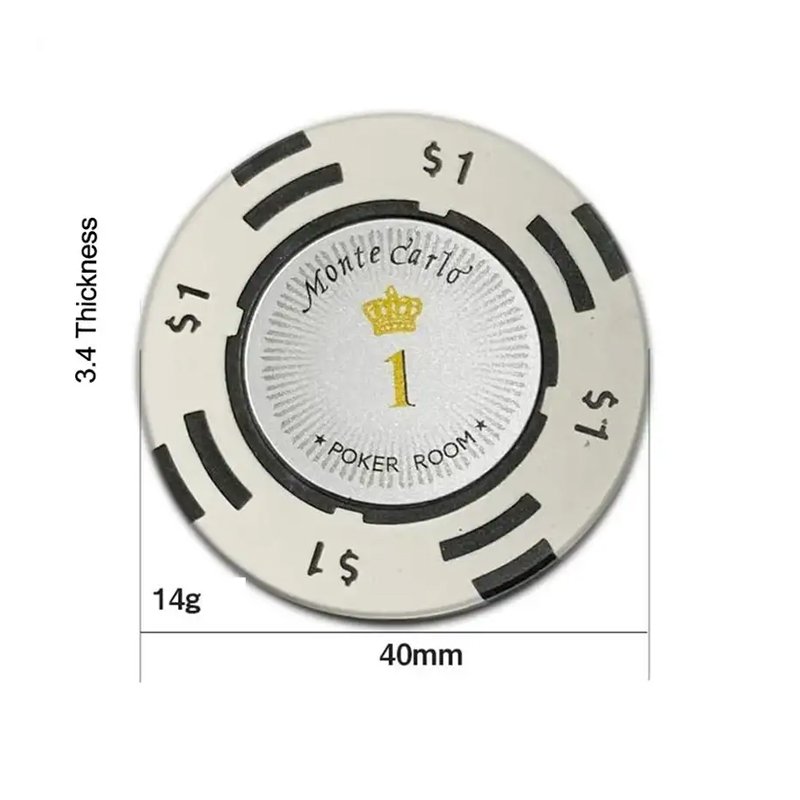 NEW 14g ABS Magnetic Golf Poker Chip Marker for Custom Printing Customize Plastic Opp Bag Grip End Ball Marker 40mm