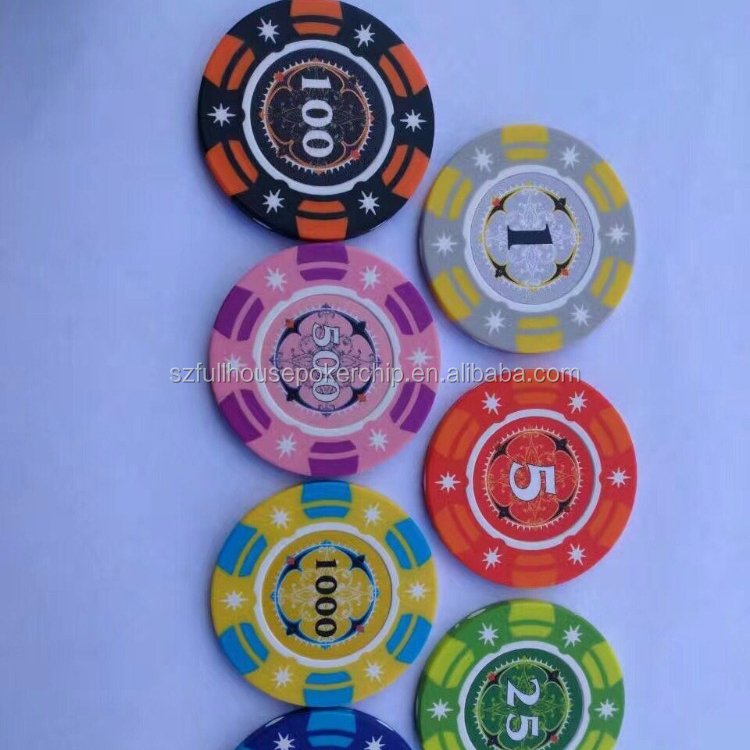new type poker chip with different design