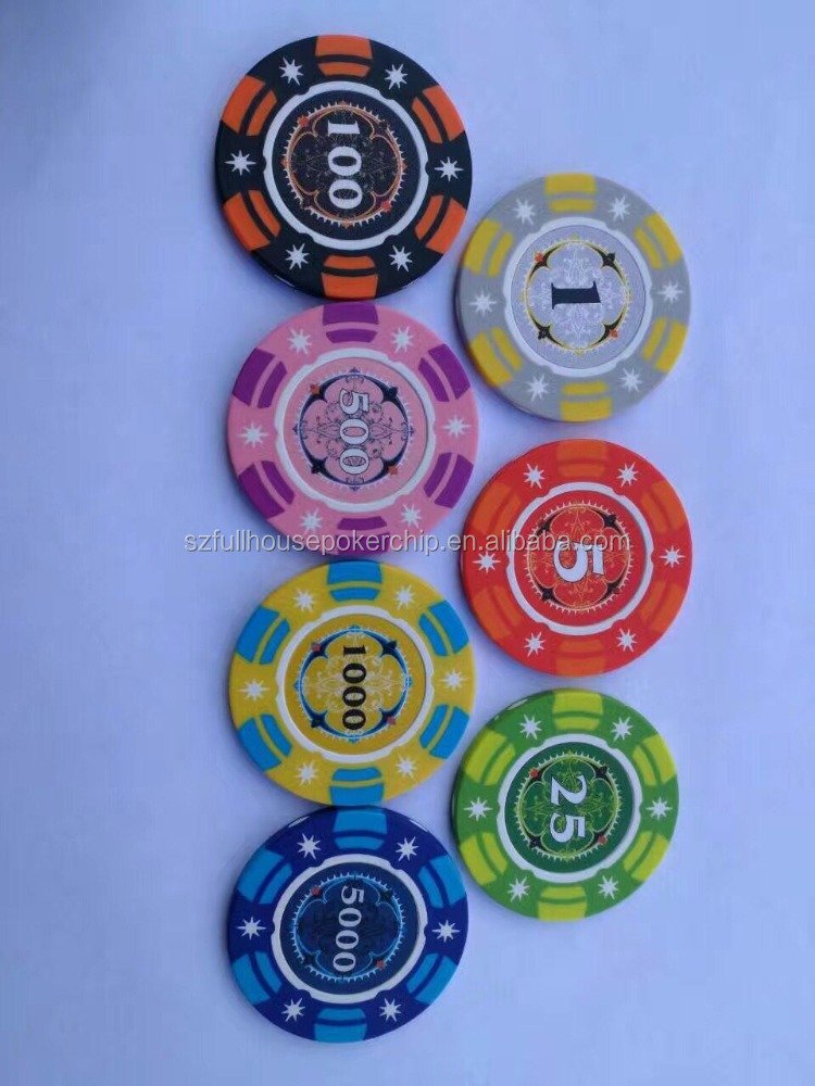 new type poker chip with different design