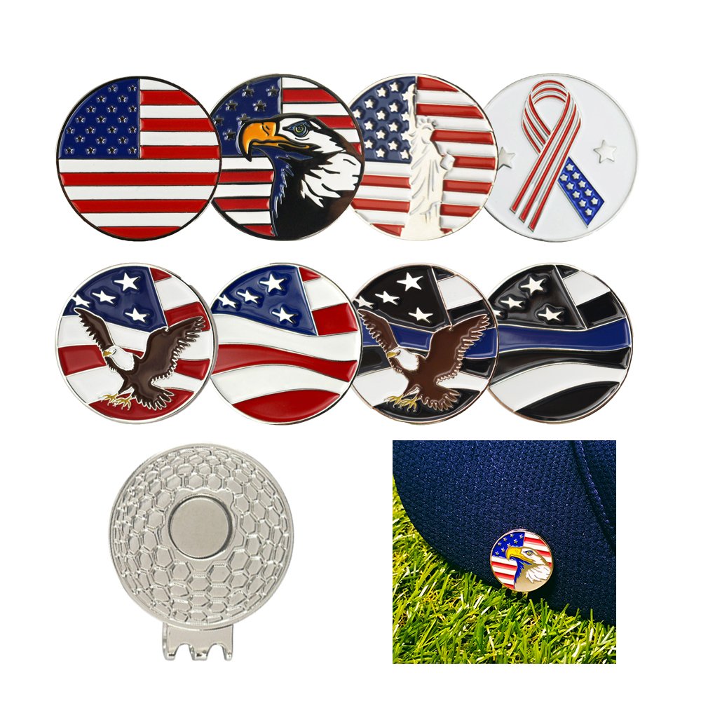 custom metal golf ball marker wholesale blank personalized golf ball marker